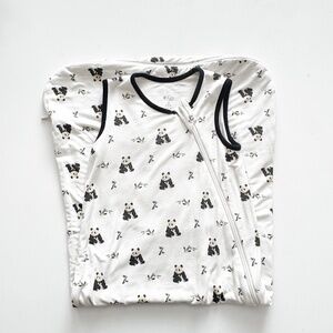 Kyte Baby Panda Sleepsack, Medium, 0.5 Tog, White